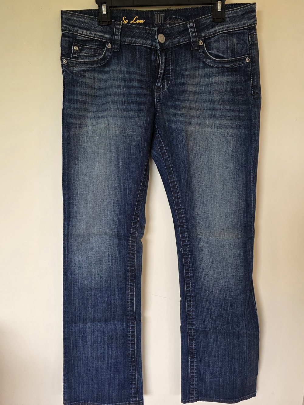 Kut From The Kloth So Low Dark Wash Straight Jeans